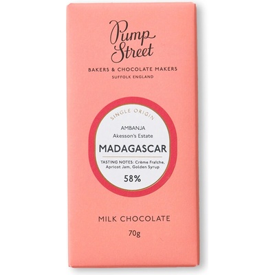 Pump Street 58% Madagascar Ambanja mléčná 70 g