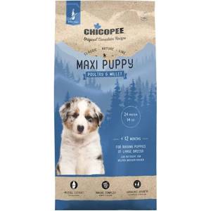 Chicopee Maxi Puppy Пилешко и Просо 15 кг