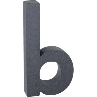 Hliníkové písm. "b" v „3D“ prevedení RN.100LV.B.AL.AM