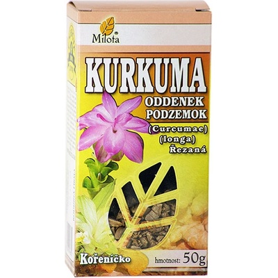 Milota Čaj Kurkuma oddenek řezaný 50 g
