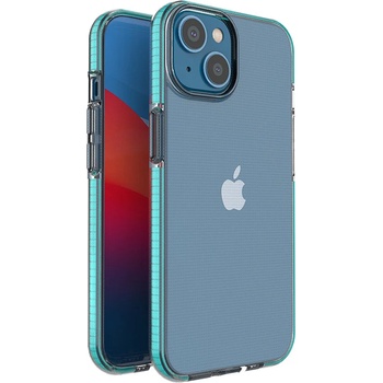 HQWear Кейс Spring Case за iPhone 14, със светлосиня рамка (KXG0037643)