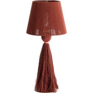 Light & Living Настолна лампа в тухлен цвят с текстилен абажур (височина 58 cm) Espino - Light & Living (1894894)