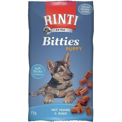 Rinti Extra Bitties Puppy kura a hovädzie 75 g