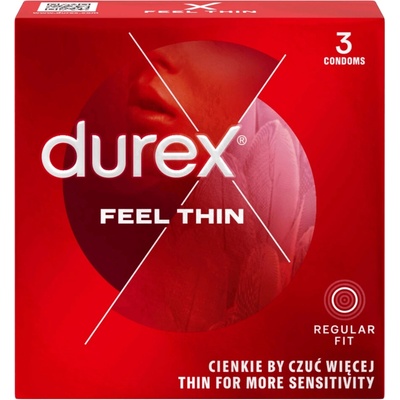 Durex Feel Thin 3 ks