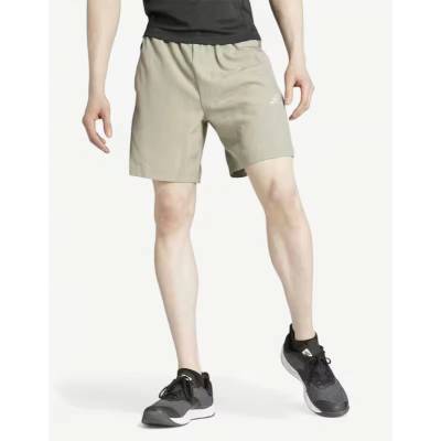 Adidas Gym Training Shorts Silver Pebble