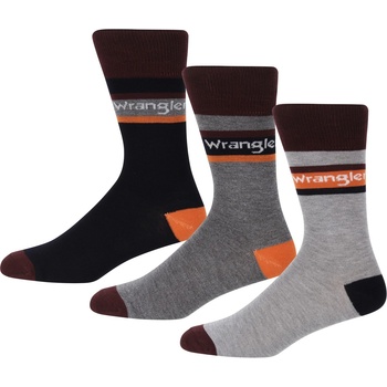 Image 1 of Wrangler Чорапи Wrangler Men's Crew Socks - Nvy/ChGM/GMrl
