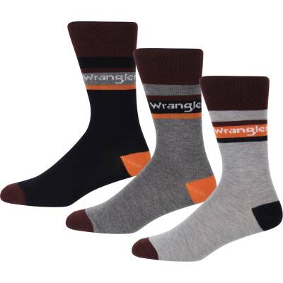 Wrangler Чорапи Wrangler Socks 3pk Sn99 - Nvy/ChGM/GMrl