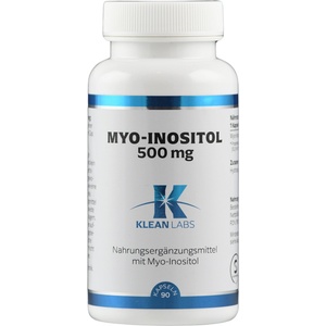 KLEAN LABS Мио-инозитол 500 mg - 90 капсули