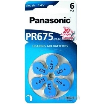 Panasonic baterie do naslouchadel 6ks PR675(PR44)