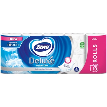 Zewa Deluxe Delicate Care бяла неароматизирана тоалетна хартия 10бр (Z633677/67)