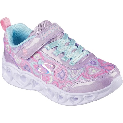 Skechers Детски маратонки Skechers Heart Lights Light Up Trainers Girls - Purple