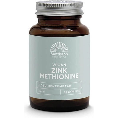 Mattisson Healthstyle Zinc Methionine, 15 mg, 90 капсули, Mattisson Healthstyle (MT2406)