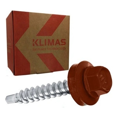 Strešné farmárske vruty 4,8X55 mm - RAL 8004