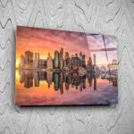 Art gift Стъклено АРТ пано - Розов залез