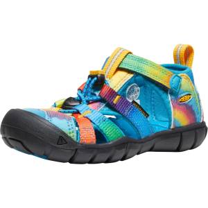 KEEN Детски сандали Keen Kids Seacamp II CNX Sandals - Vivid Blue / Original Tie Dye - размер 25/26 (EU) (702-0206-7112)