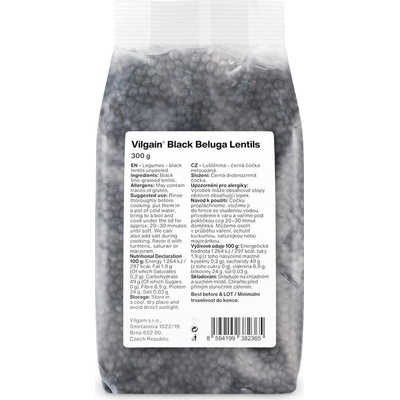 Vilgain Šošovica čierna Beluga 300 g