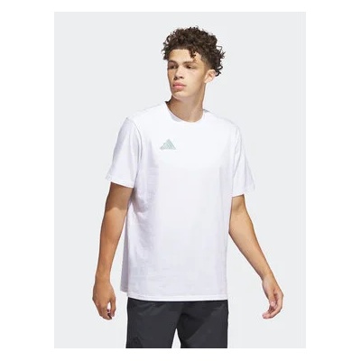 Adidas Тишърт Worldwide Hoops City Basketball Graphic T-Shirt IC1872 Бял Loose Fit (Worldwide Hoops City Basketball Graphic T-Shirt IC1872)