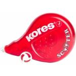 Kores Лентов коректор Kores Scooter, лентов (4.2мм), 8м, с колелца, червен (OK20547)