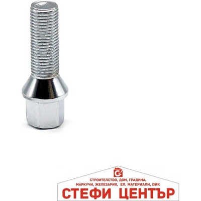 Paolo Болт за джанти тип конус (12мм x1.25мм х33мм) (185049)