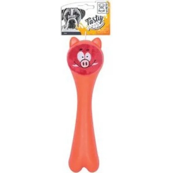 Image 1 of M-PETS Tasty Robi Orange - Играчка за куче Роби Оранжев, диспенсър за лакомства, материал TPR, С писукаща част - 23, 5 x 6, 5 x 6, 5 cm, Белгия - 10638105