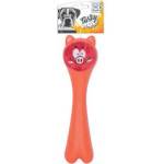M-PETS Tasty Robi Orange - Играчка за куче Роби Оранжев, диспенсър за лакомства, материал TPR, С писукаща част - 23, 5 x 6, 5 x 6, 5 cm, Белгия - 10638105