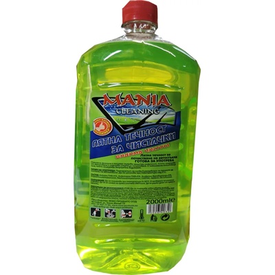 Mania cleaning лятна течност за чистачки 2 литра, Готова за употреба