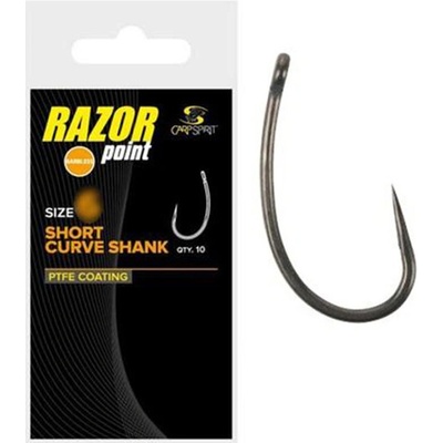 Carp Spirit Short Curve Shank Barbles bez protihrotu vel.8 10ks