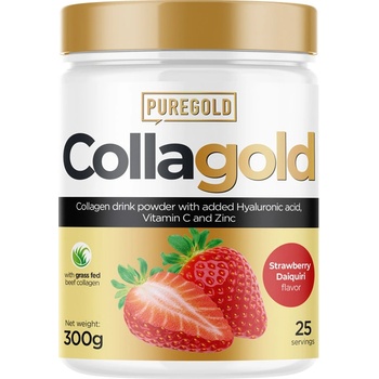 PureGold CollaGold + kys. hyaluronová Jahodové Daiquiri 300 g