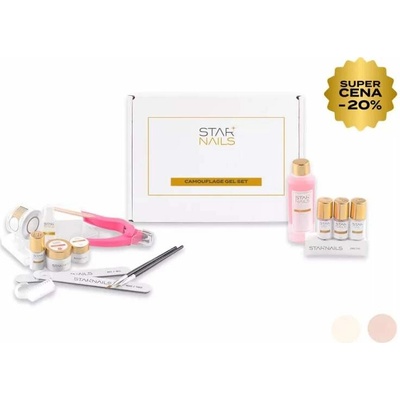 Starnails sada Camouflage gel set modeláž gelem