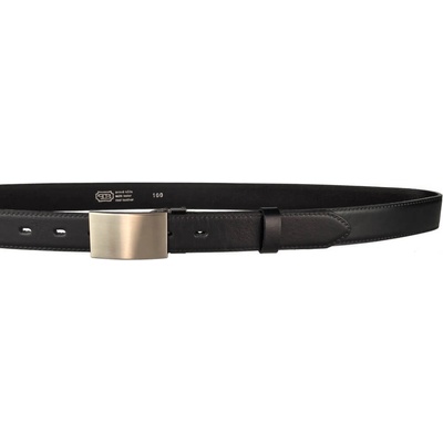 Penny Belts pánský kožený opasek 30-020-3PS-60 černý