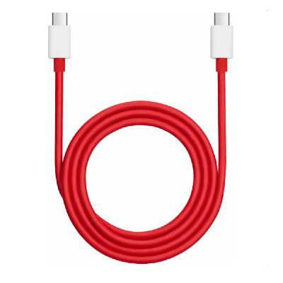 SUPERVOOC USB-C to USB Data Cable 150W - USB-C към USB-C кабел за устройства с USB-C порт (100 см) (червен) (DL152)