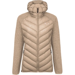 Salewa Дамско вълнено яке Salewa Women's Fanes Sarner/Down Hybrid Jacket Down jacket - Quicksand - размер 34 (EU) (104-2980-0612)