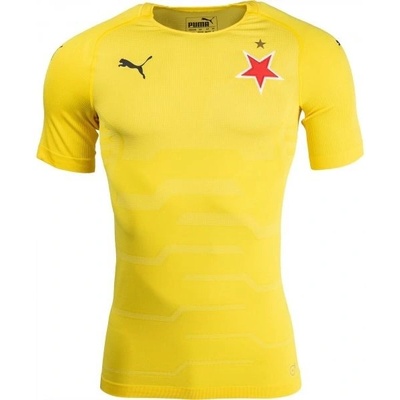 Puma SLAVIA FINAL EVOKNIT GK žltá pánske brankárske tričko