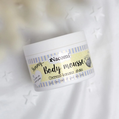Nacomi Tělová pěna Banánovo-kokosový koktejl 180 ml