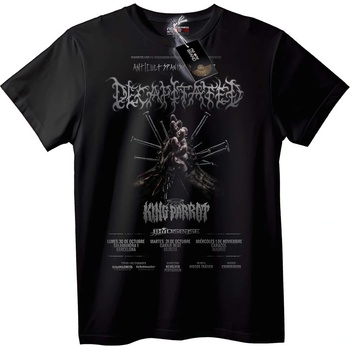 NOONEBRAND Тениска Decapitated Турне - 7XL, White