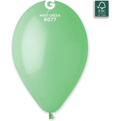 Gemar #077 Balónek 26 cm 10" zelený mátový