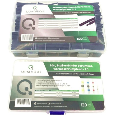 Quadrios 2107C406 krimpovacie spojka 0.25 mm² 6 mm² úplne izolované čierna, priehľadná 920 ks