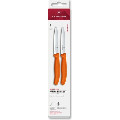 Victorinox Swiss Classic 10 cm sada 2 ks oranžová plast
