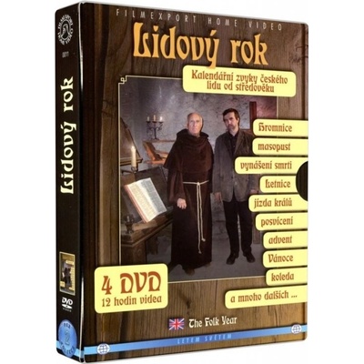 Lidový rok - Kalendářní zvyky českého lidu od středověku - 4 DVD