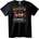 NOONEBRAND Тениска Вирусът е страшен, виното - възхитително - 2XL, Black