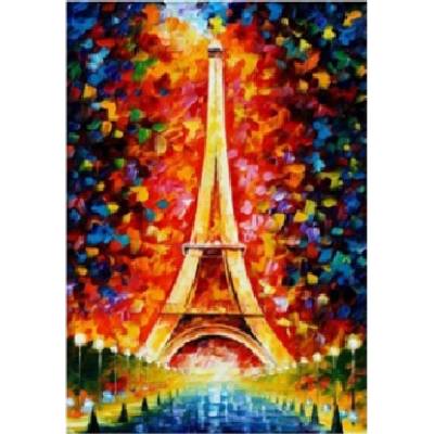 Norimpex - Puzzle Diamant painting: Eiffel Tower 30x40cm - 1 - 39 piese