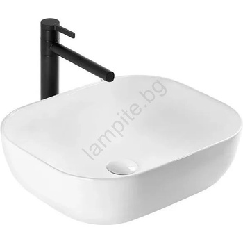 Rea REA-U6300 - Мивка за плот MONA SLIM 40x50, 5 cm керамика/бял гланц (RE0150)