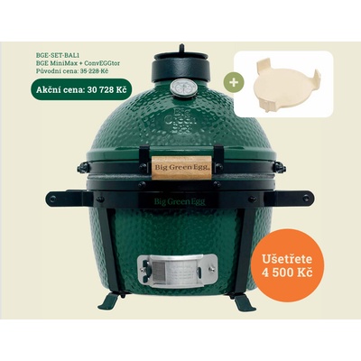 Big Green Egg - MiniMax vč.stojanu + convEGGtor
