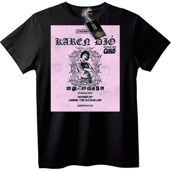 NOONEBRAND Тениска Karen Dio Мой Свят ЕП - 2XL, Black