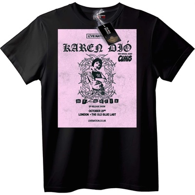 NOONEBRAND Тениска Karen Dio Мой Свят ЕП - 2XL, Black