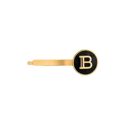 Balmain Hair Couture Gold Plated Hair Slide Logo Doplňky do vlasů Unisex 1 ks