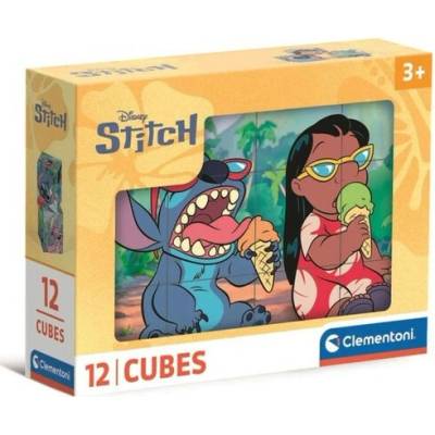 Clementoni Obrázkové kocky Disney Stitch 12 kociek