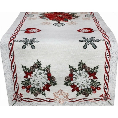 Mondo Vánoční gobelínový běhoun Chenille IT09 40x180 cm