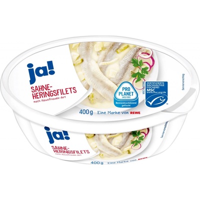 ja! Sahne-Heringsfilets 400g