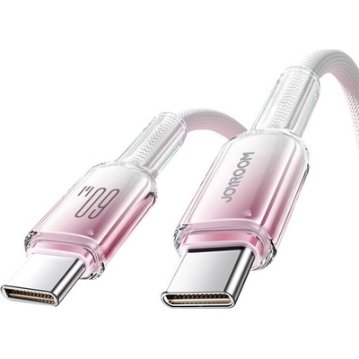 Joyroom S-A42 Crystal-Clear Series 60W USB-C - USB-C 1,2m bílý